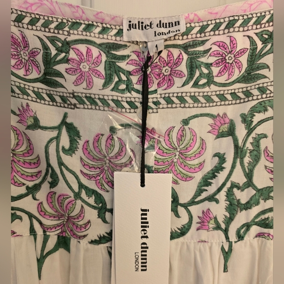 NWT Juliet Dunn Tuckernuck Orchid Poppy Tie Shoulder Dress - Size 1 - Picture 6 of 7